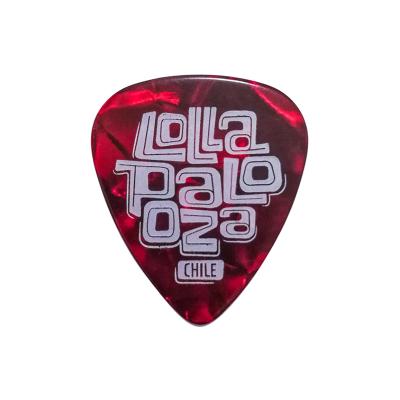 China Custom Guitar 1.5mm Celluloid Side Logo Printing Silk Guitar Picks Guitar Part for sale