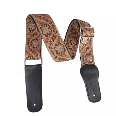 China GUITAR HOT SALE Custom Cotton Jacquard Guitar Strap for sale