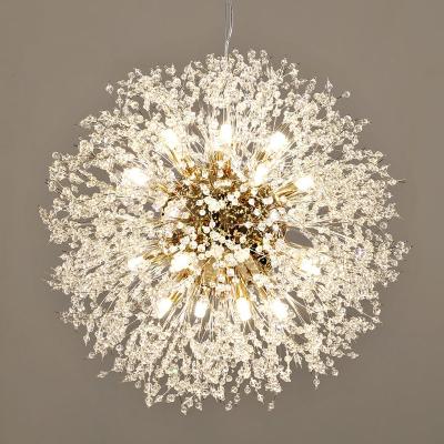 China New Modern Customized Luxury Creative Fireworks Shape Fashion LED Chandelier for sale