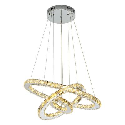 China Surface Mounted Modern Crystal Chandeliers Nordic Chandeliers Pendant Lights Led Farmhouse Home Office Decor for sale