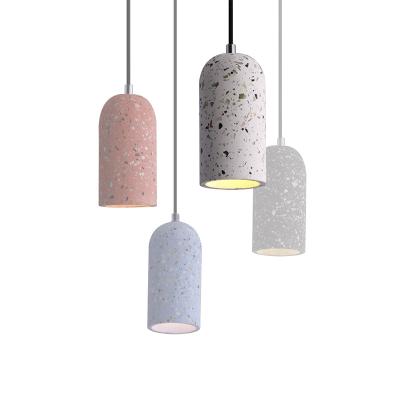 China Traditional Modern Concrete Decoration Home Indoor Lighting And Hanging Dining Pendant Lamp For Living Room for sale