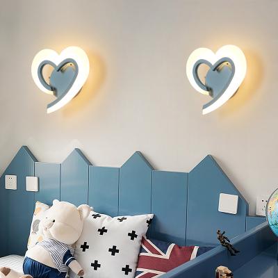 China Simple modern led creative wall lamp contemporary living room study wall aisle wall lamp bedroom bedside wall lamp for sale