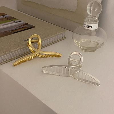 China Wholesale Lots Hair Clip Ring Claw Glitter Rotating Adjustable Hairpins Alloy Hair Clips Metal Shark Big For Women Hair Accessories for sale