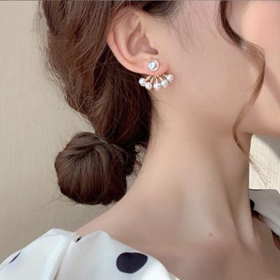 China Wholesale Romantic All Kinds Of Pearl Tassel Earrings Fashion Love Letter Earrings for sale