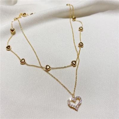 China Wholesale 2021 Vintage New Jewelry 18k Pvd Gold Necklace Pearl Necklace Set Custom Chain Necklace for sale