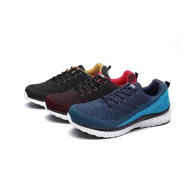 China Steel Toe Professional Manufacturer Anti-Static Theft Woven Safety Cheap Fashionable Jogger Shoes for sale