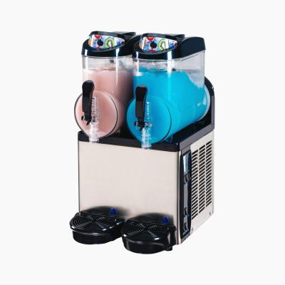 China Granita drinks Granita slush machine with 2 tanks for restaurant and drink shop for sale