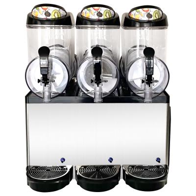 China Granita Drinks 3 Bowl Commercial Soggy Slush Ice Machine for sale