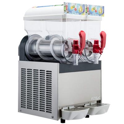 China Granita Drinks 2 Tank Italian Granita Slush Machine For Commercial Use for sale