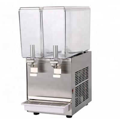 China Bar/Resaurant/Stall/Home-Use Cold Beverage 2 Beverage Stainless Steel Cold Tank Juice Dispenser For Sale for sale