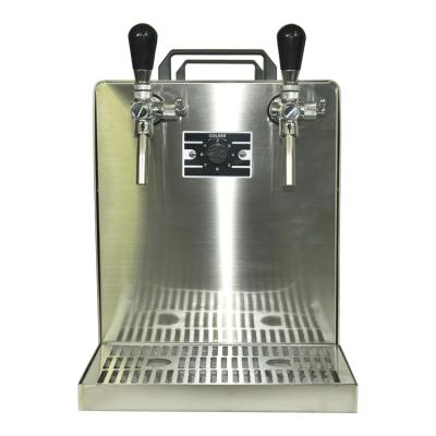 China Bar/Resaurant/Top Dry Contact Pressure Beer Cooler Dispenser Stall/Home-use Table With Built-in Air Compressor for sale