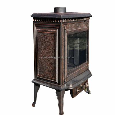 China EUROPEAN Material And Wood Type Solid Fuel Stove Cast Iron Stove BSC324 for sale