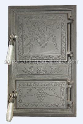 China Factory Direct Sale Cast Iron Cast Iron Mount Fireplace Doors for sale