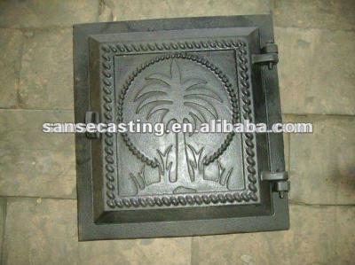 China Factory direct sale cast iron fire door for sale