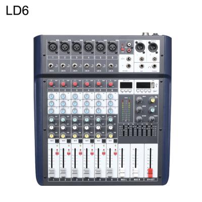 China high quality audio mixer LD6 LD6 	Digital Audio Mixer Guangdong, China for sale