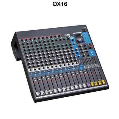 China QX16 professional audio visual audio mixer 46*44*16.2 Digital Audio Mixer for sale