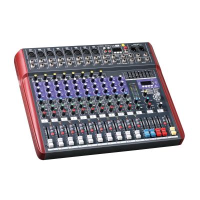 China KD12 Professional 12 Channel 45.7*37.5*8.3 Audio Mixer Digital Audio Mixer for sale