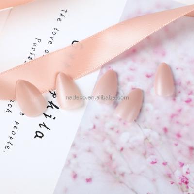 China DIY Nail Art Xtra Short Almond Christmas Wide Size Nail Sticker Gel Press On Artificial Nails 360pcs for sale