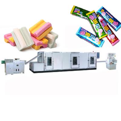 China Food Bazooka Bubble Gum Ball Production Line Cutting and Wrapping Machine for sale