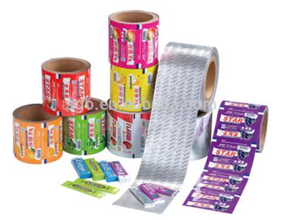 China Food Factory Price Aluminum Foil Roll Chewing Gum Packaging for sale