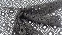 China Breathable Dot 4 Way Stretch Lace Sportswear Fabric 90% Polyester 10% Spandex for sale