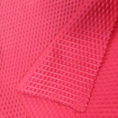 China Breathable 100% Polyester Dyed Bubble Fabric For Clothing Dress 98G for sale