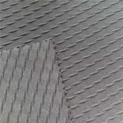 China 200GSM Jacquard Sports Clothing Fabric 140D 40D 75% Nylon 25% Spandex Fabric 150cm for sale