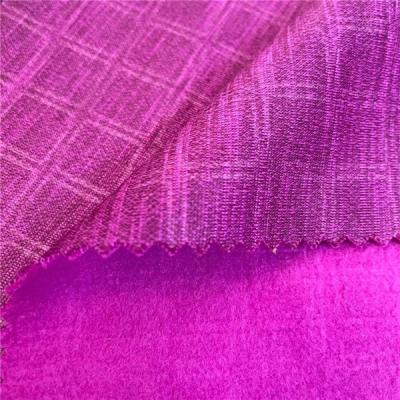 China 100 Polyester Cationic Ripstop Jersey Bonded Fabric For Jacket 100D 300gsm 150cm Water Windproof for sale