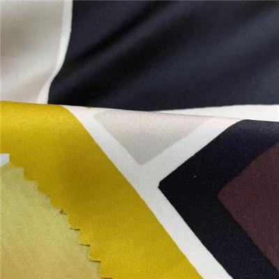 China Printed Polyester Spandex Material 50DX75D 40D 110gsm 150cm for sale