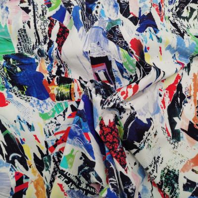 China 92% Nylon 8% Spandex Printed Microfiber Fabric 130gsm 150cm Waterproof Breathable for sale