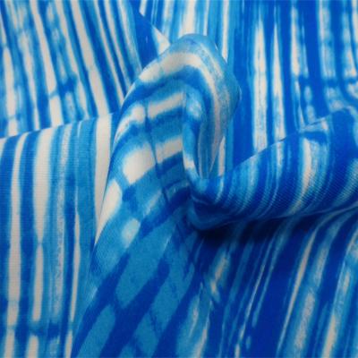 China 86% Nylon 14% Printed Sportswear Spandex Fabric 260gsm 140D+40D Width 150cm  Windproof for sale