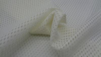 China Mesh White Fabric 90% Nylon 10% Spandex 120 Gsm de Vorm van Waterdruppeltjes Te koop