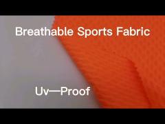 92% Polyester Breathable Sports Fabric 8% Spandex 150cm