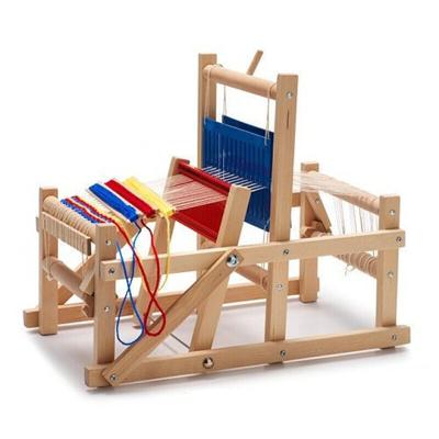 China Wholesale DIY Kids Wooden Popular Funny Baby Kids Weaving Loom Wooden Toy for sale