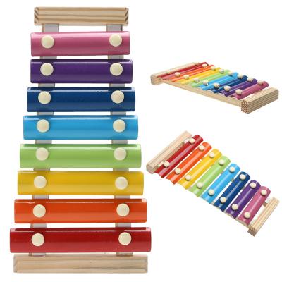 China Musical Toys 8 Tone Sight Wooden Style Xylophone Kids Educational Funny Musical Instrument Kids Toy Baby Educational Toys Gifts for sale