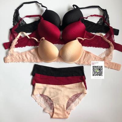 China Hot QUICK DRY Sexy Women's Bralettes Sexy Women's Underwear Women's Lace Sold Comfortable Underwear Panties And Bra Set Ladies for sale