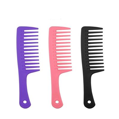 China Thicken Curly Hair China Available Professional Manufacture Thicken Curly Hair Comb Wide Plastic Thicken Comb for sale