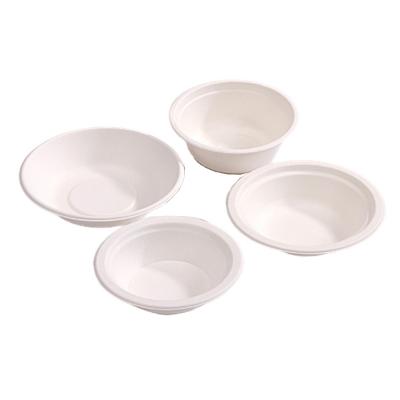 China Good Quality Handmade Hot Selling Disposable Bento Takeaway Box Round PLA Dessert Bowl for sale