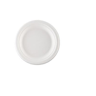 China High Quality Wholesale Handmade Bowl Takeout Dishes 8 Inch Disposable Degradable Dish for sale