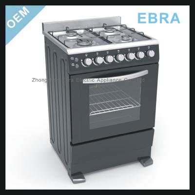 China 4 Burner Easy Clean Temperature Control Cooking Stove Easy Assembled Standing Oven for sale