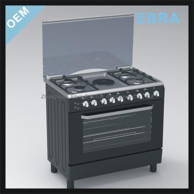 China Easy Assembled Easy Clean 5 Burner Temperature Control Valve Gas Cooking Range In Pakistan for sale