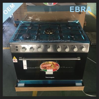 China 2017 Italy Design 90x60 5 Burners Easy Assembled Easy Clean Gas Cooker for sale