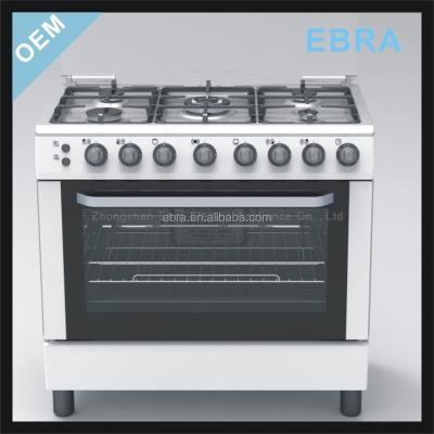 China Easy Assembled Easy Assembled 36inch 5 Bule Flame Clean Gas Oven for sale