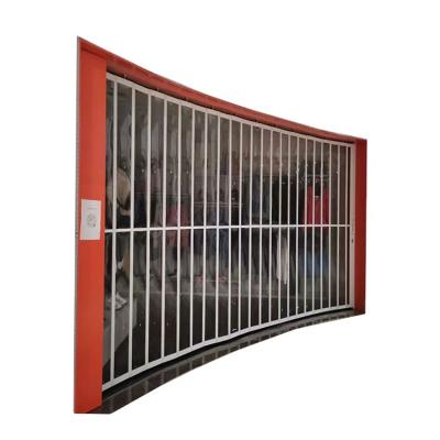 China Polycarbonate Crystal Folding Door /Crystal Folding Shutter Waterproof Sliding Door Crystal Folding Doors for sale