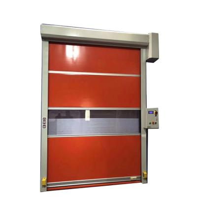 China Windproof Automatic Plastic High Speed ​​Fabric Rolling Shutter Doors for sale