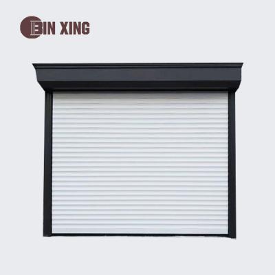 China Aluminum Alloy Rolling Windproof Door for sale