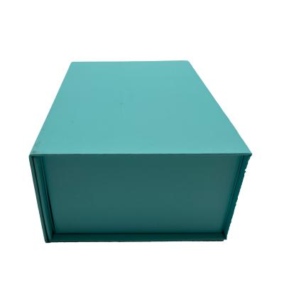 China Recyclable Luxury Flat Pack Folding Cardboard Paper Box With Color Wholesale Kraft Paper Package Gift Cheap Folding Cosmetic Paper Box for sale