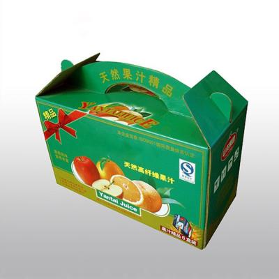 China High Quality Disposable Cardboard Box Corrugated Paper Wrapping Paper for Fruits and Vegetables Disposable UV Coating Varnishing Embossing Food for sale