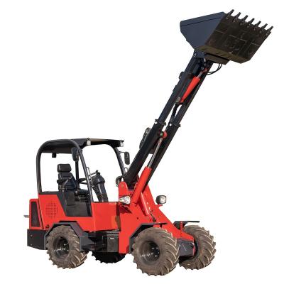 China Multifunctional Mini Loader 1Ton 1.5Ton 2 Ton Loaders Small Front End Building Material Stores Articulated Mini Wheel Loader Factory Price for sale