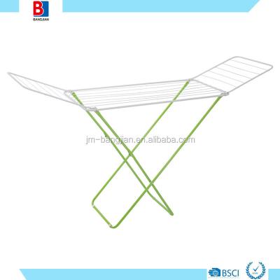 China Folding Part Bases 18M Iron Folding Liner Cloth Drying Rack for sale